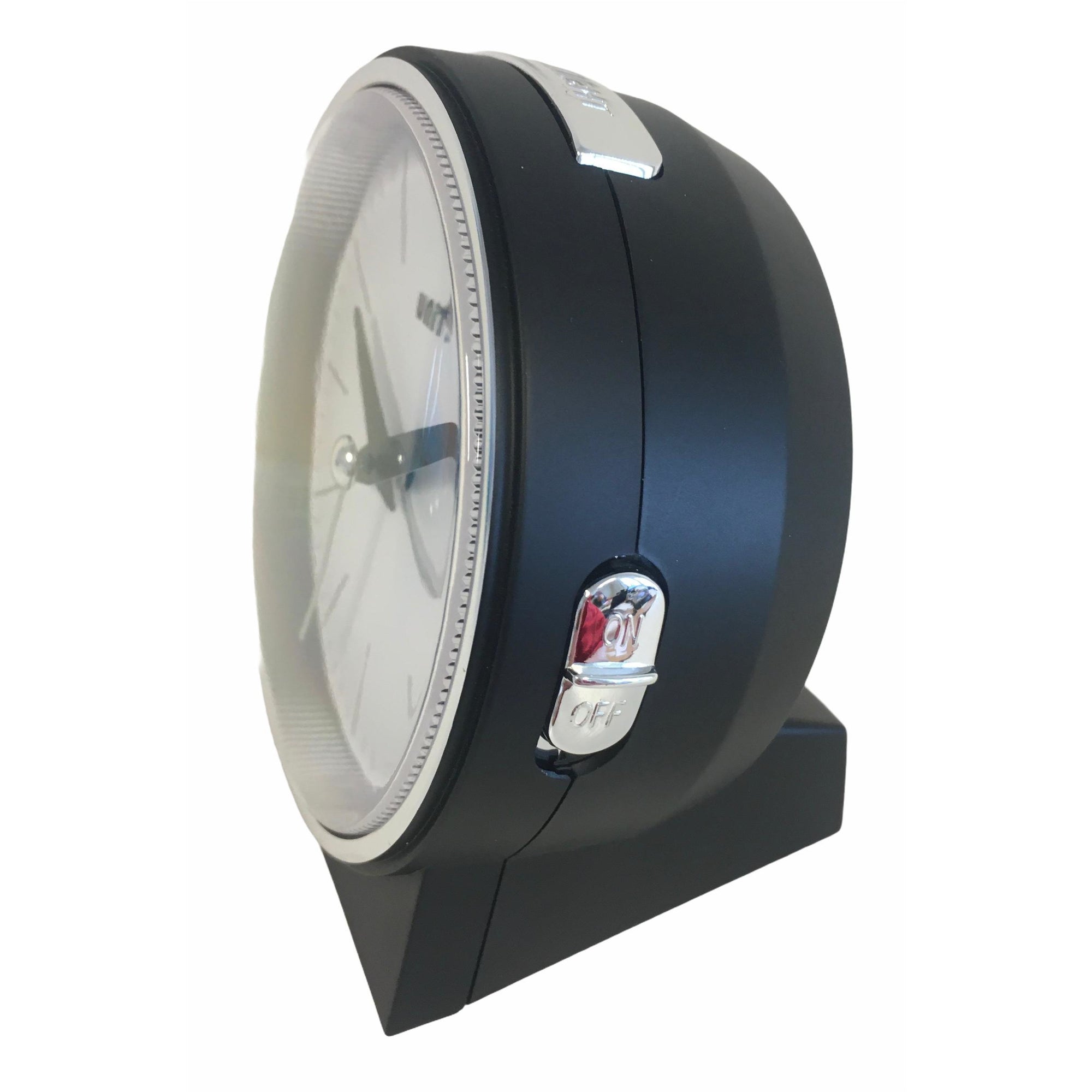 Bell Alarm Clock in Mat Black