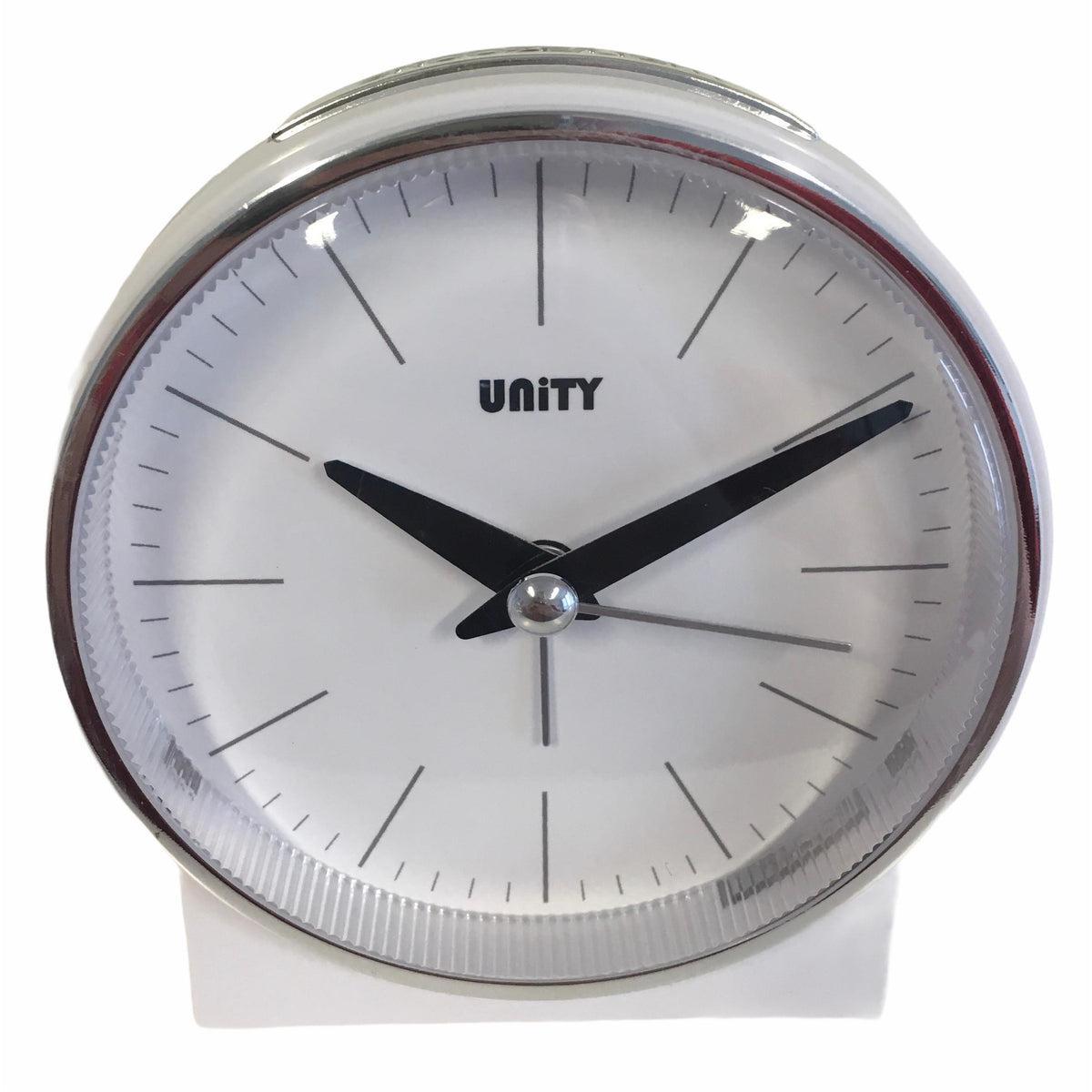 Bell Alarm Clock in Matt White