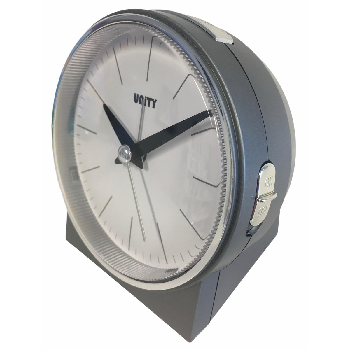 Bell Alarm Clock in Matt Silver