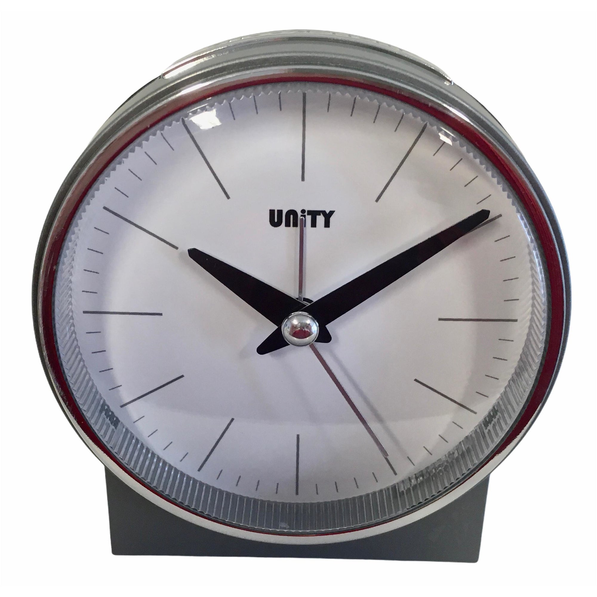 Bell Alarm Clock in Matt Silver