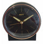 Bell 10cm Alarm Clock - Mat Black & Gold