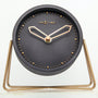 NeXtime 13cm Table Clock - Black & Gold