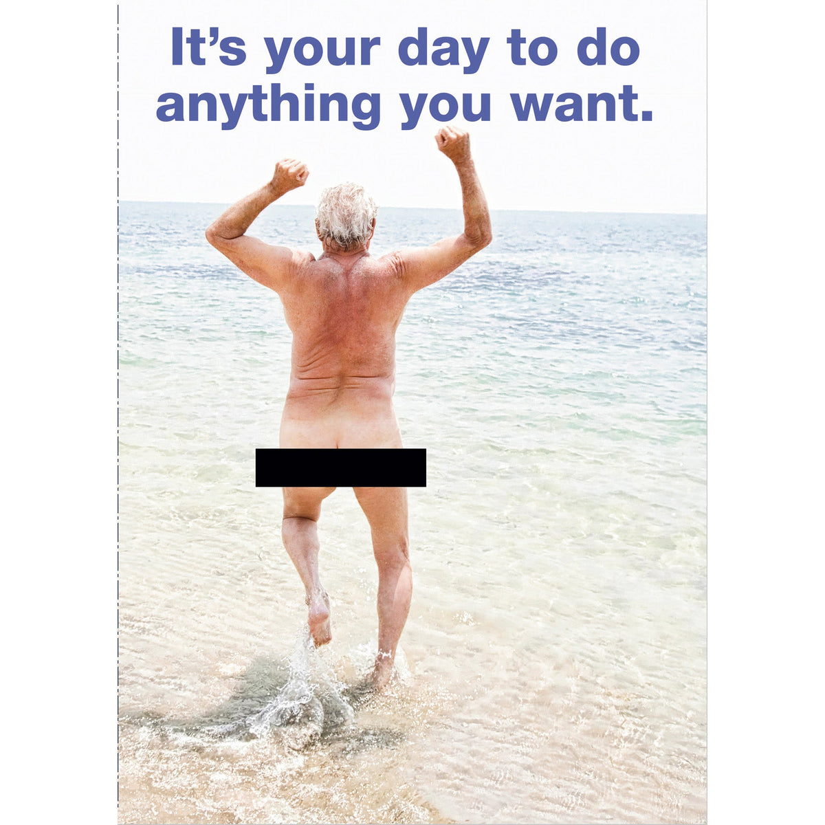 Skinny Dip Humour Birthday Greetings Card