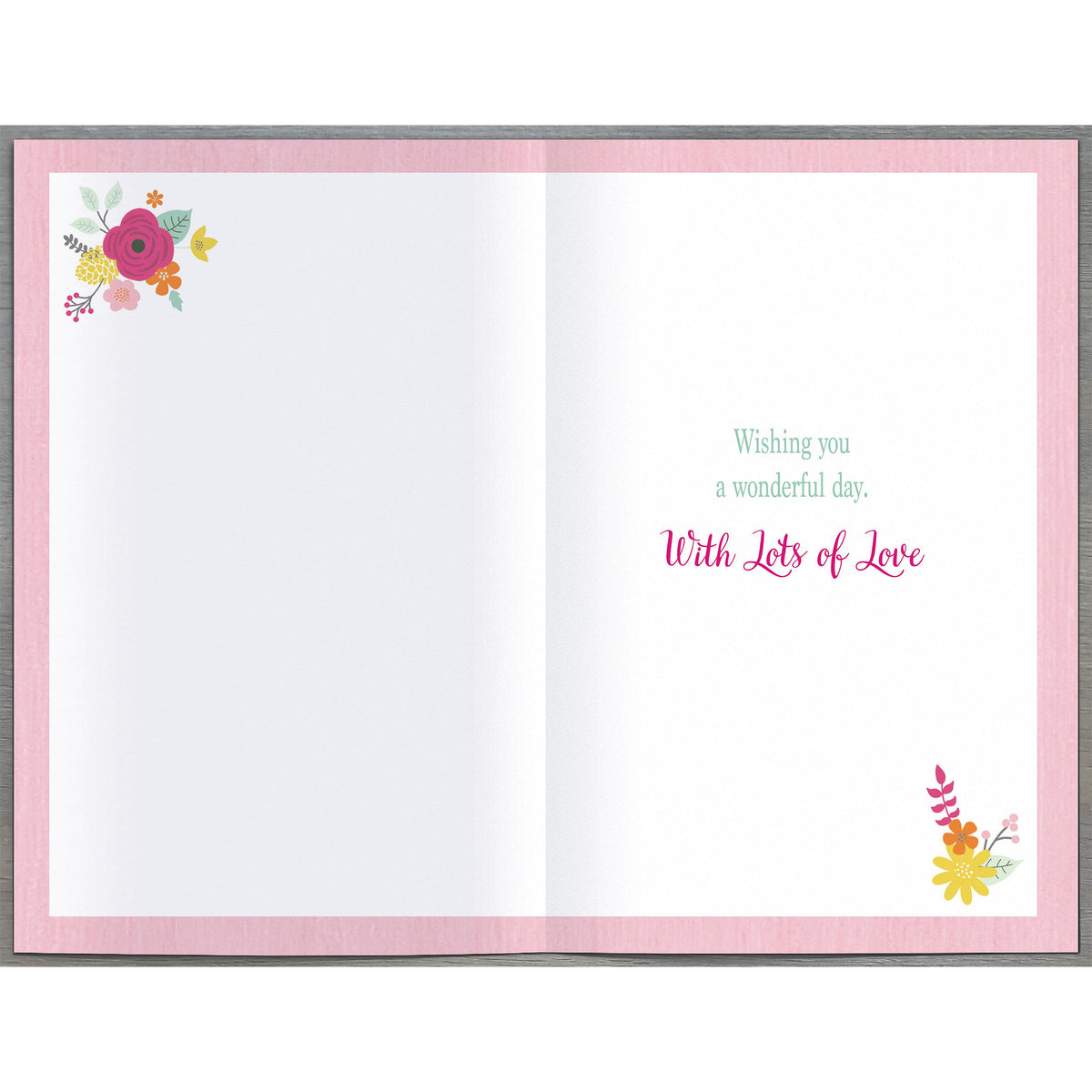 Floral Birthday Greetings Card