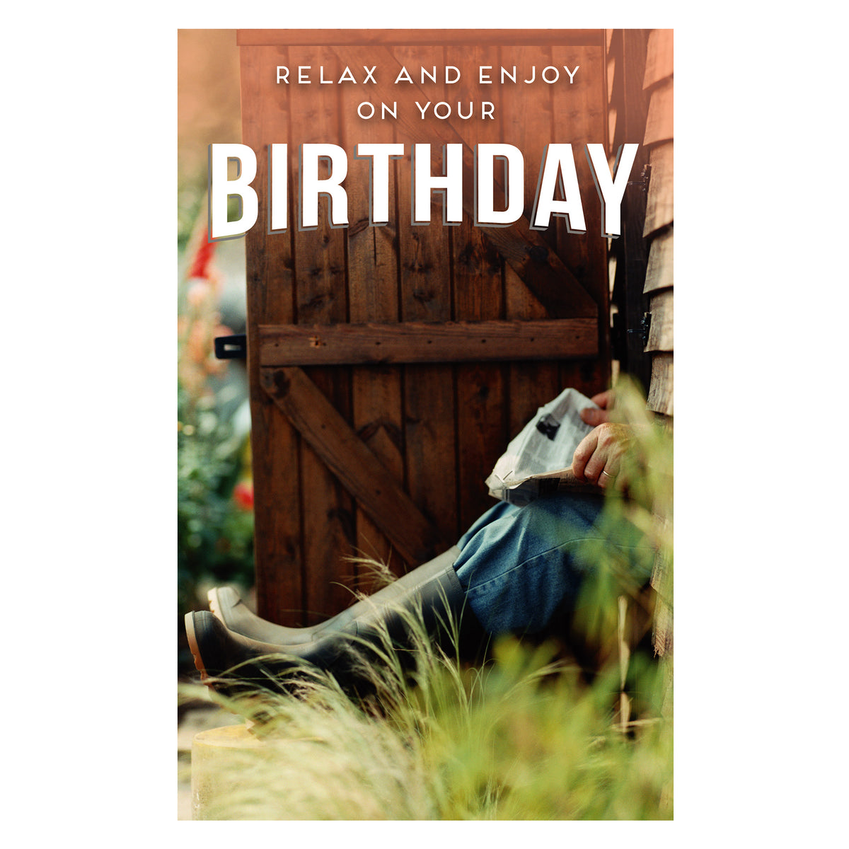 Relaxing Birthday Greetings Card