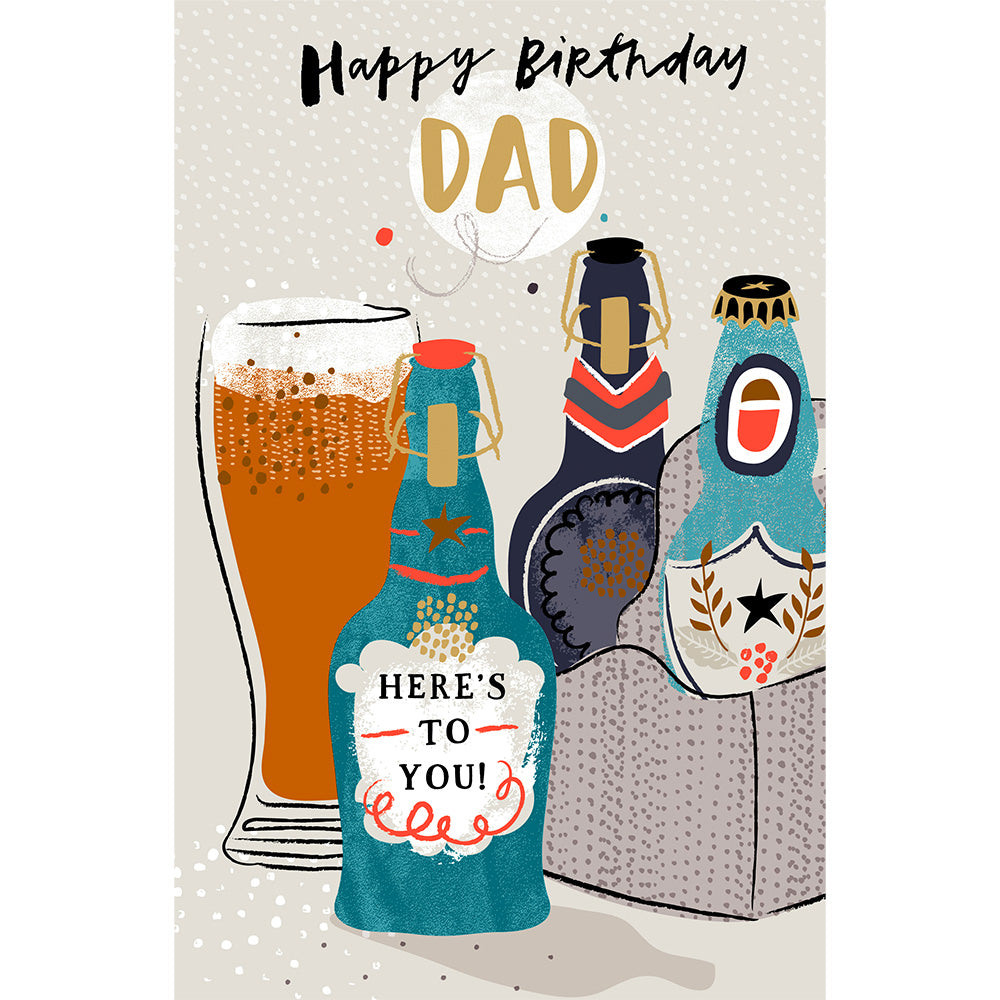 Happy Birthday Dad Greetings Card