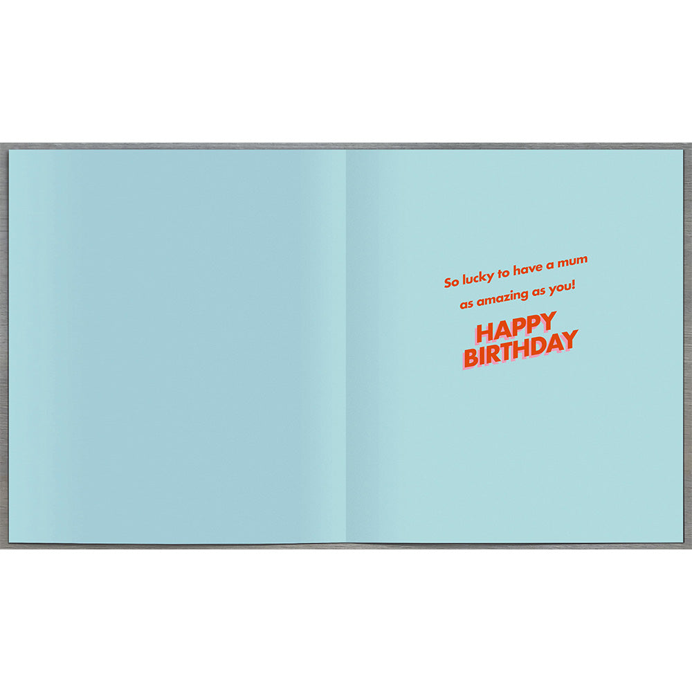 Super Mum Birthday Greetings Card