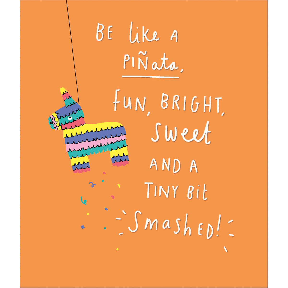 Pinata Birthday Greetings Card