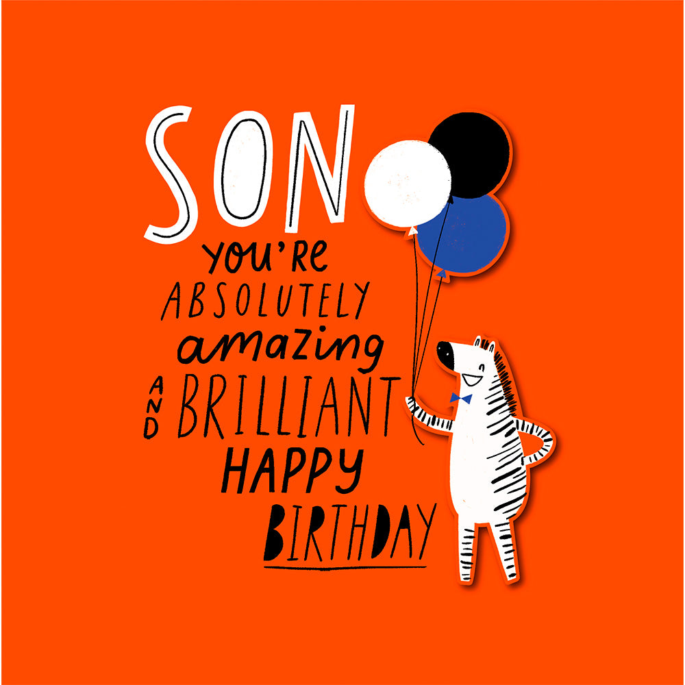 Brilliant Son Birthday Greetings Card