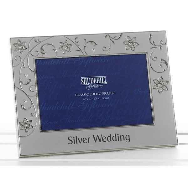 Silver Wedding Anniversary Silver Frame