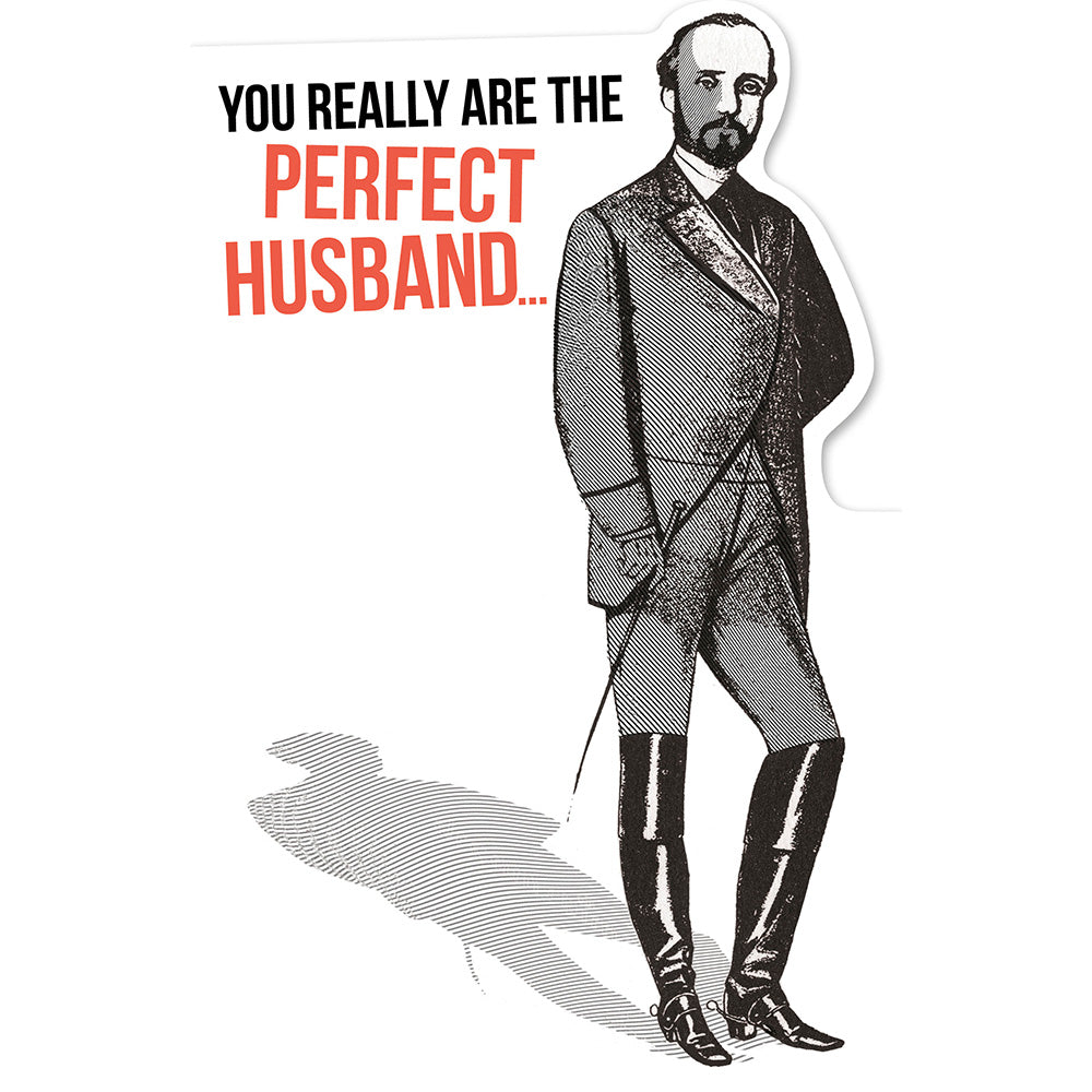 Perfect Husband Birthday Greetings Card