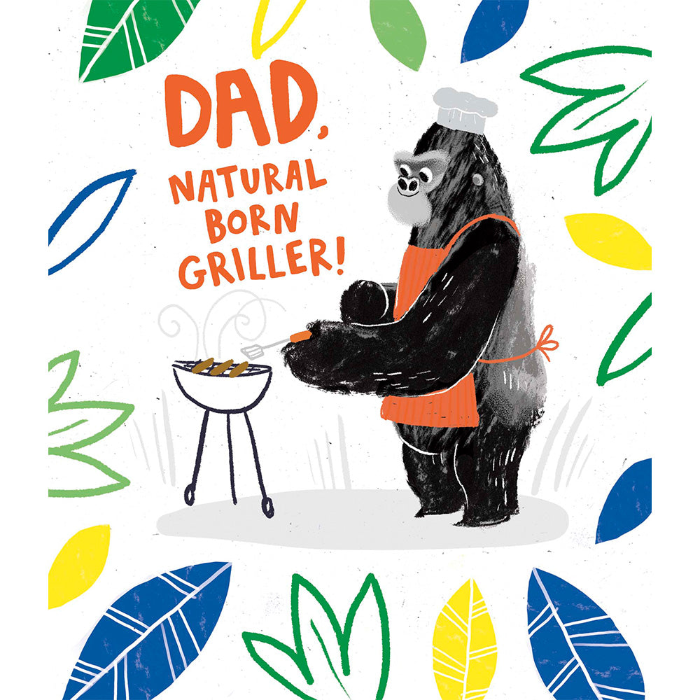 Dad Griller Birthday Greetings Card