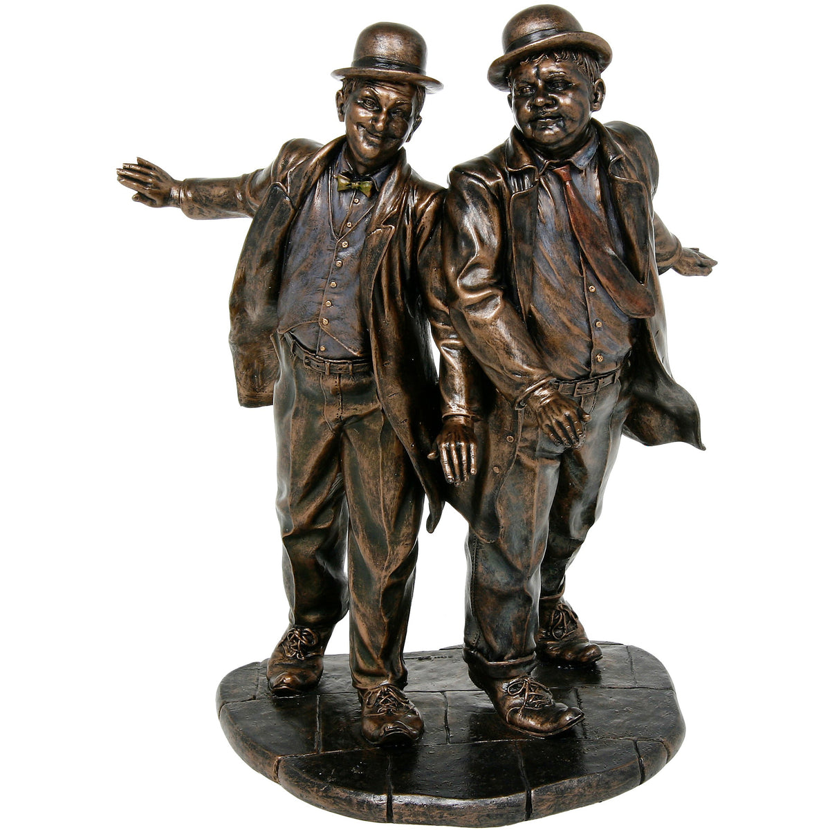 Bronze Laurel &amp; Hardy Figurine