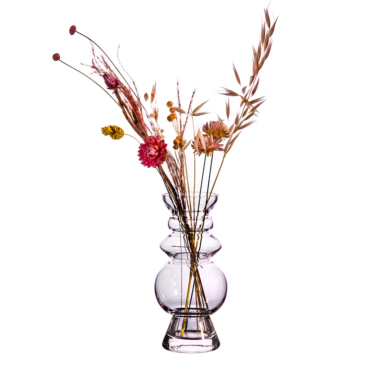 Sass &amp; Belle Selina Glass Vase - Clear