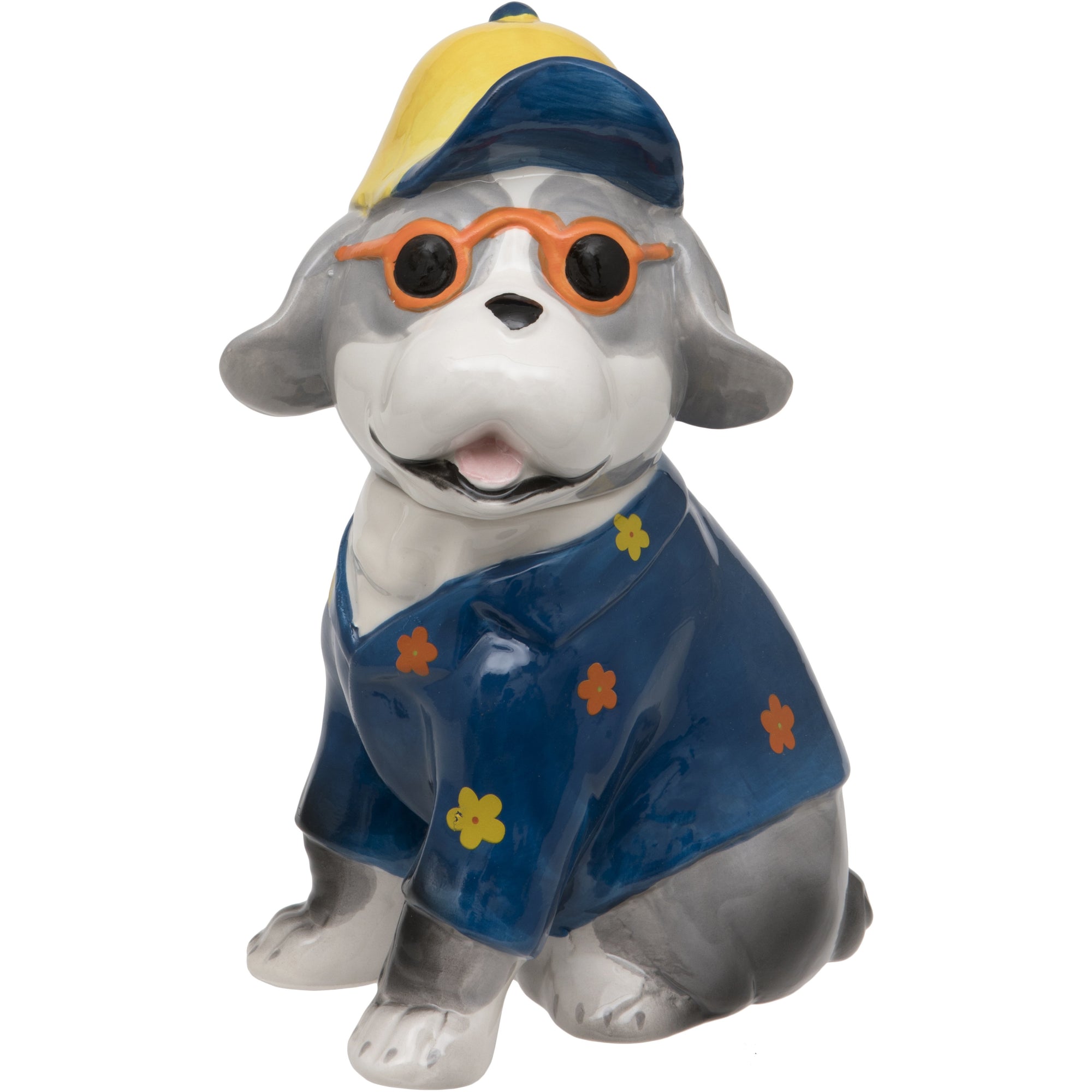 Yellow Cap Blue Dog Trinket