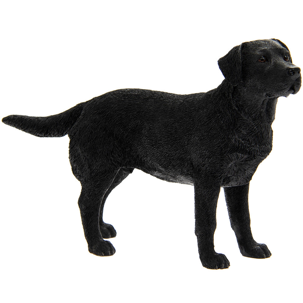 Black Labrador Dog Figurine