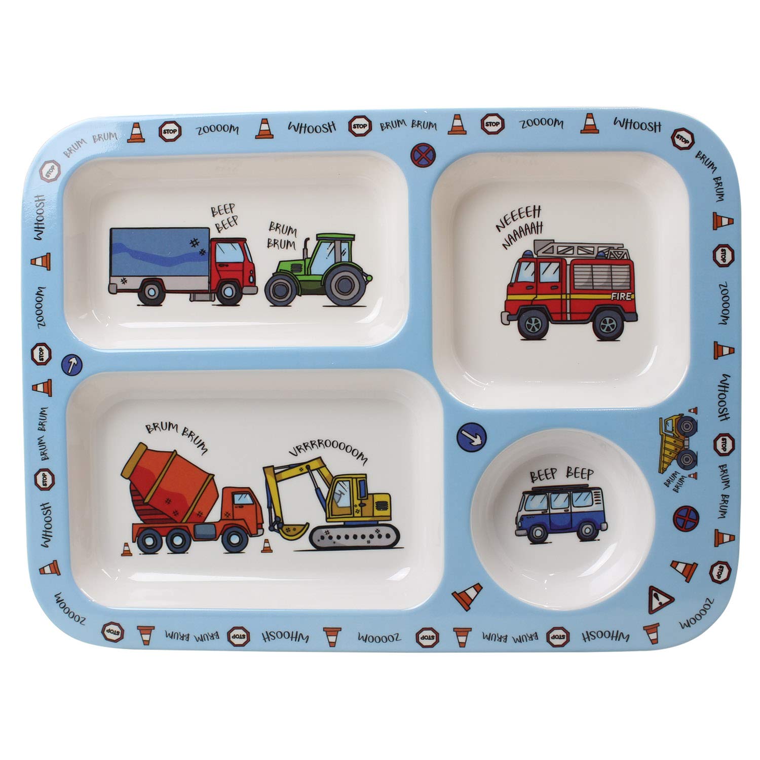 Vehicle Design Melamine Children's Tray