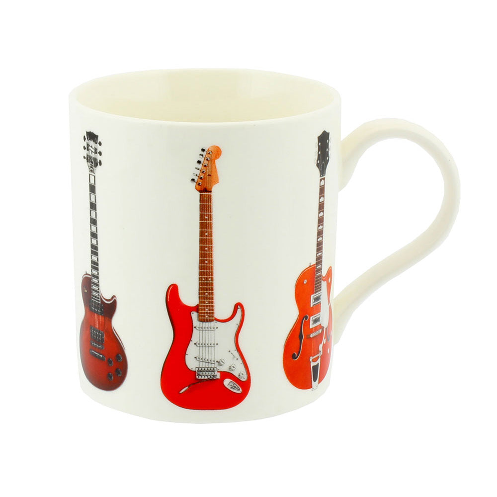 Guitar Design Fine China Mug