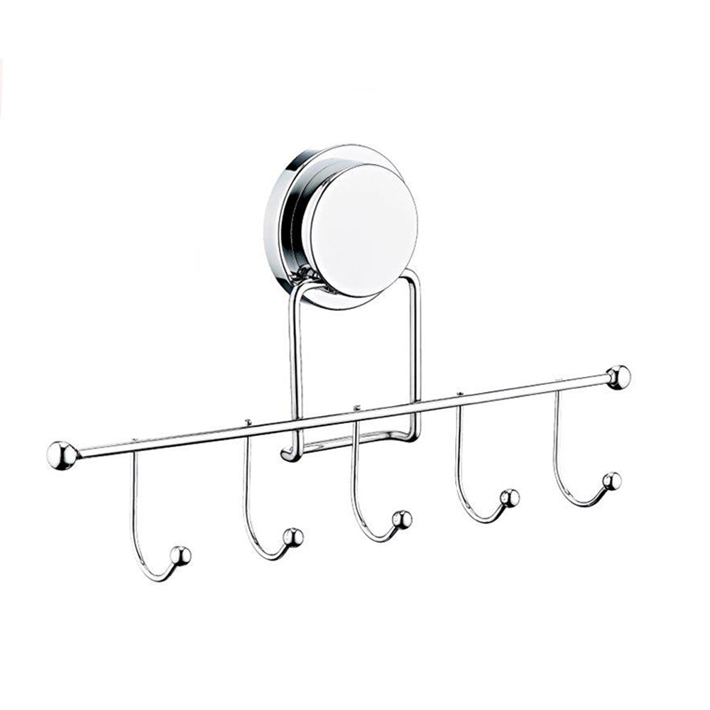 Non-Drill Towel Hanger - 5 Hooks