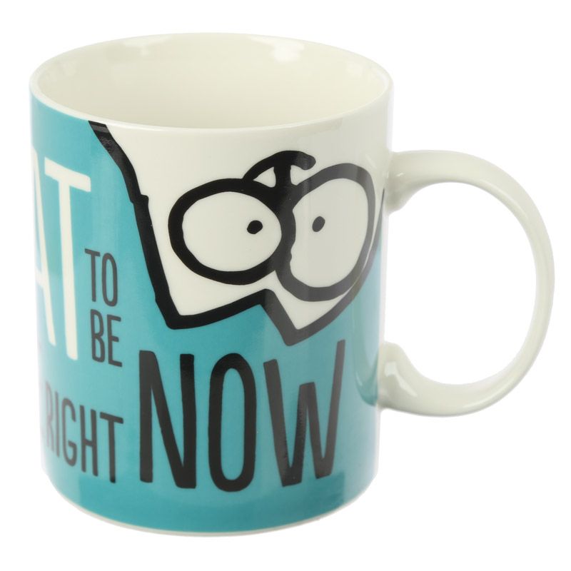 Kitten Slogan Simon&#39;s Cat Porcelain Mug Back