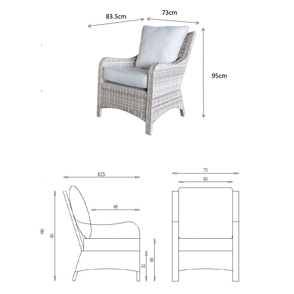 Alexandra 2 Seater Sofa Set