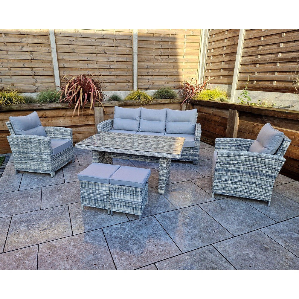 Amy 7 Seater Sofa Dining Set