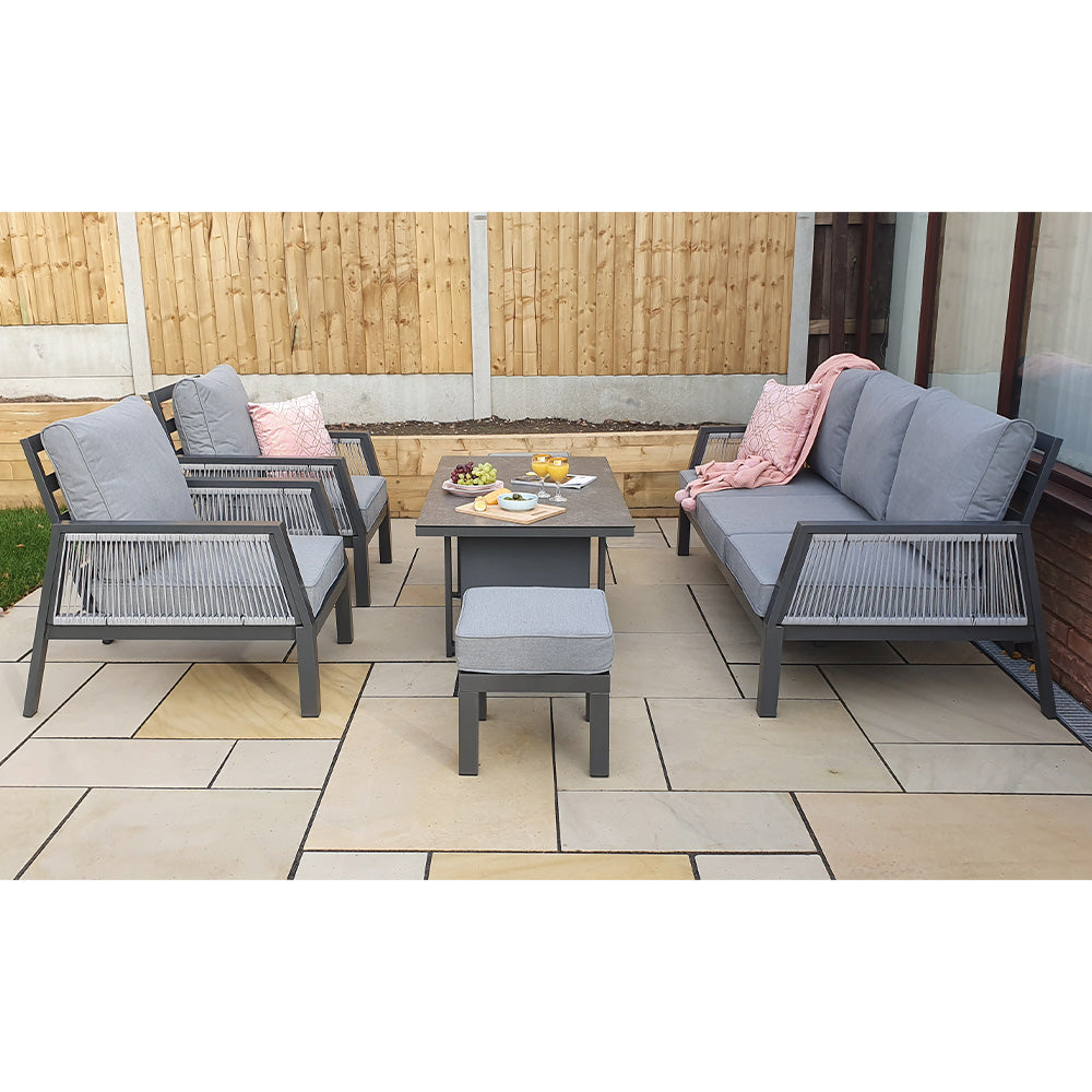 Bettina 7 Seat Sofa Dining Set