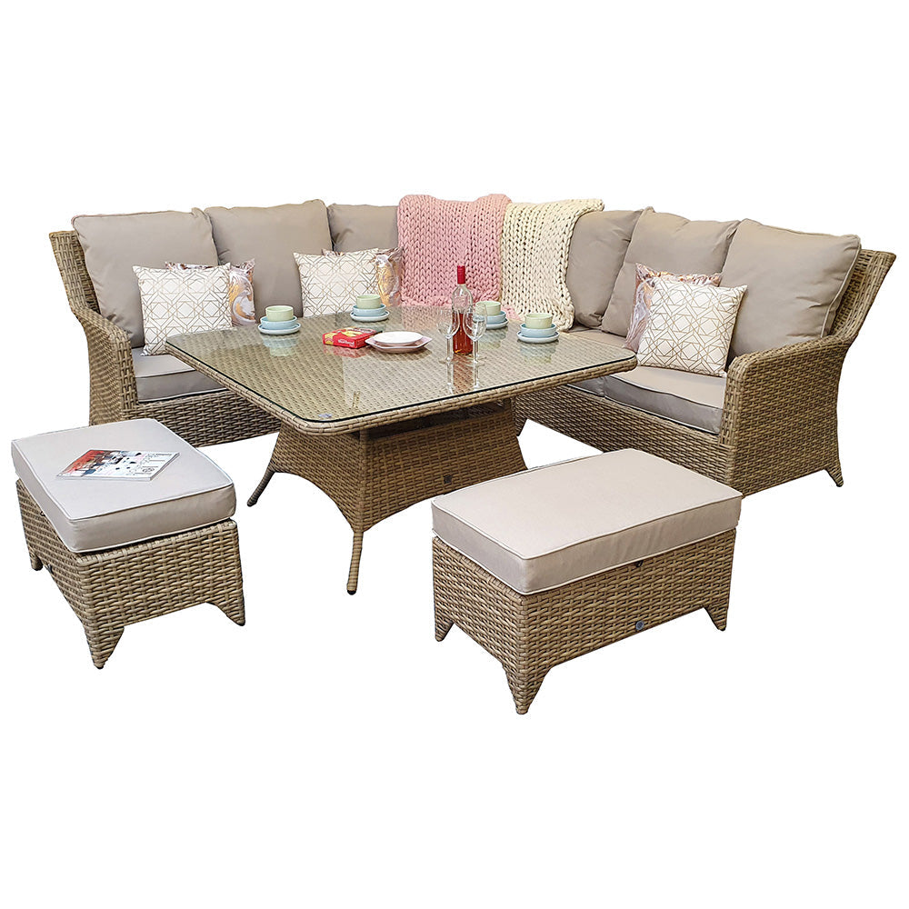 Sarah Corner Sofa Dining Set